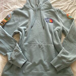 The North Face Light Blue Women's Hoodie